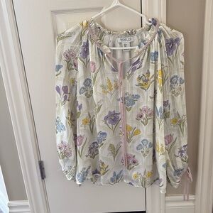 Rachel Zoe Multicolor Floral Blouse